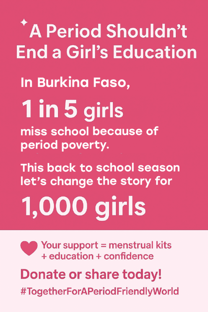 A period shouldn't be the end of a girl's education