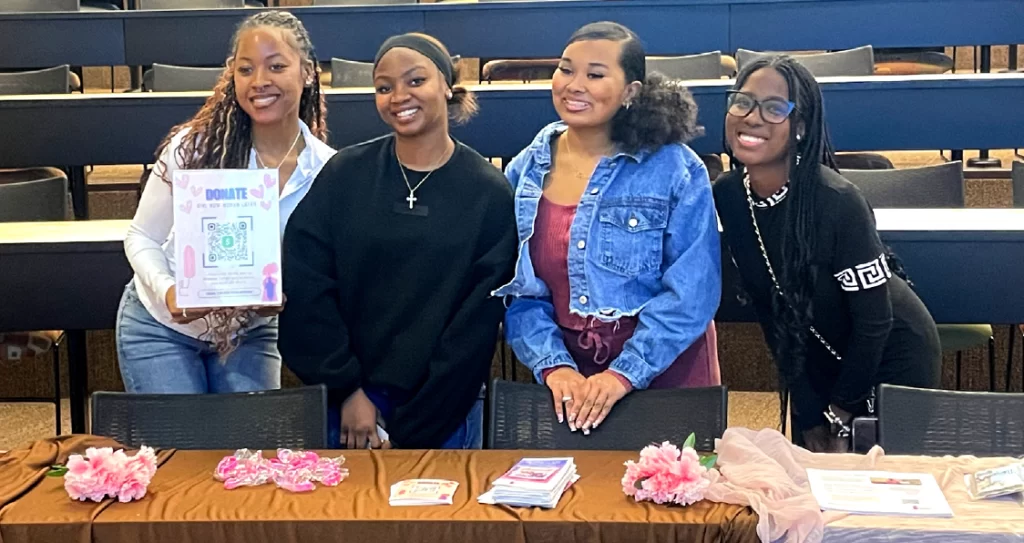 Students hosting a drive